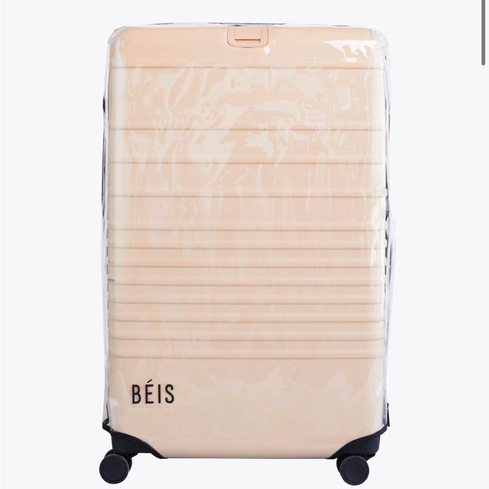 NWT Beis large check in 29” clear cover